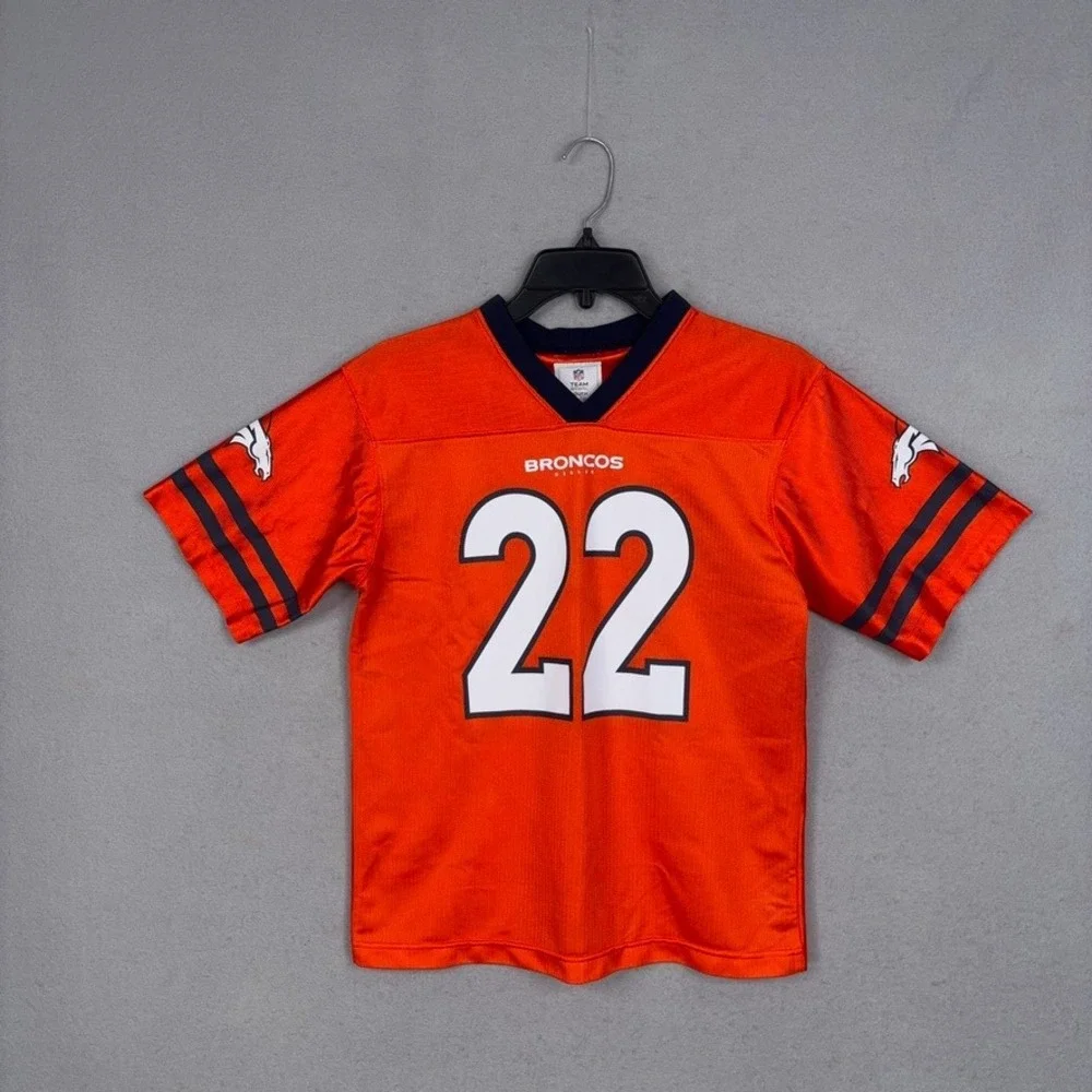 Denver Broncos Jersey Youth XL Orange Anderson #22 Sports NFL Team Apparel